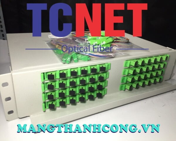 hop phoi quang odf 48fo khay truot gan rack 19 scapc 12 mau sm 2
