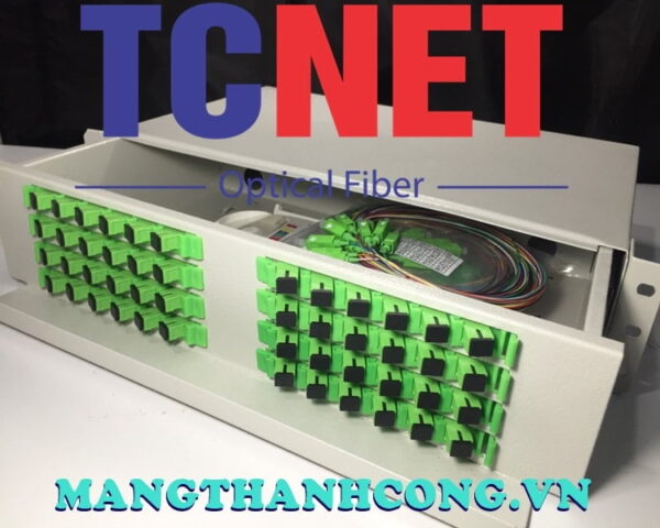hop phoi quang odf 48fo khay truot gan rack 19 scapc 12 mau sm 4
