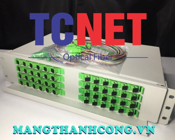 hop phoi quang odf 48fo khay truot gan rack 19 scapc 12 mau sm 5