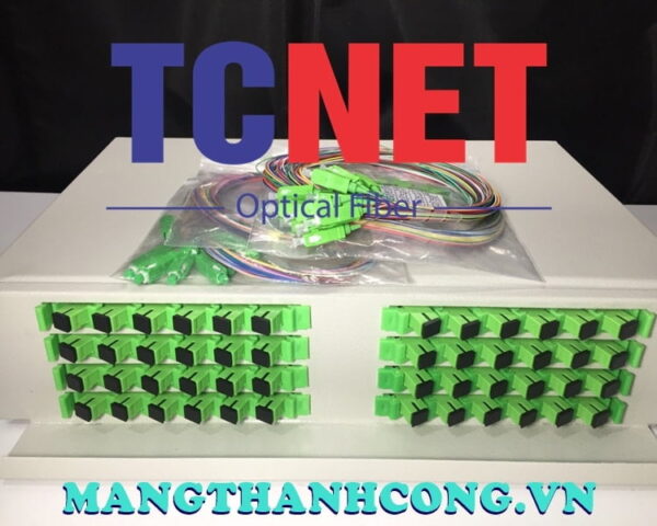 hop phoi quang odf 48fo khay truot gan rack 19 scapc 12 mau sm 7