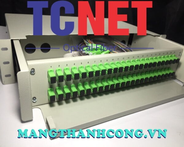 hop phoi quang odf 48fo khay truot gan rack 19 scapc 12 mau sm 9