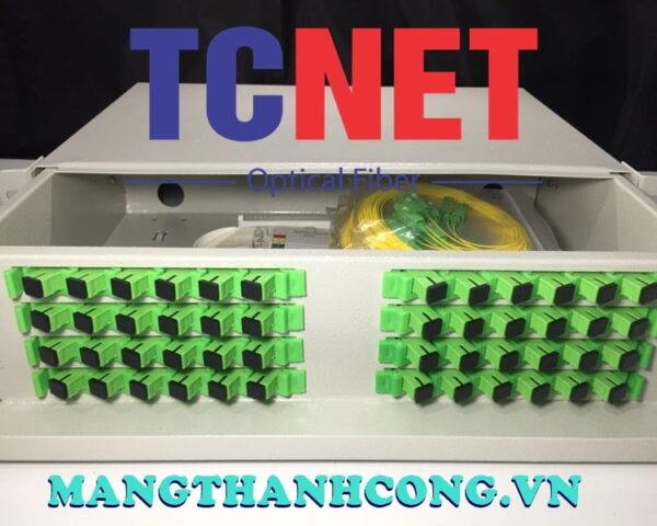 hop phoi quang odf 48fo khay truot gan rack 19 scapc sm 2