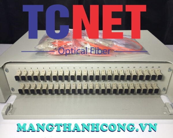 hop phoi quang odf 48fo khay truot gan rack 19 scpc mm 13