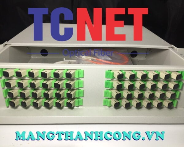 hop phoi quang odf 48fo khay truot gan rack 19 scpc mm