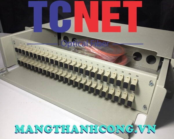 hop phoi quang odf 48fo khay truot gan rack 19 scpc mm 9