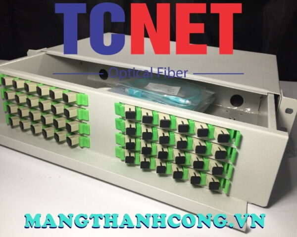 hop phoi quang odf 48fo khay truot gan rack 19 scpc om3