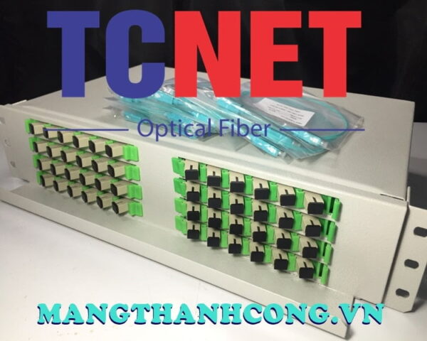 hop phoi quang odf 48fo khay truot gan rack 19 scpc om6