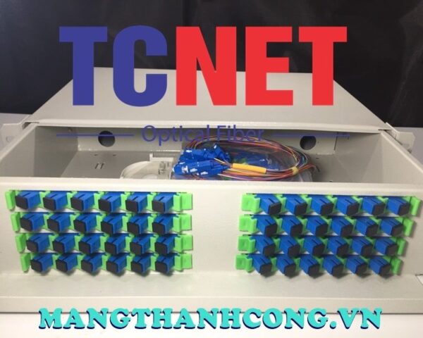 hop phoi quang odf 48fo khay truot gan rack 19 scupc 12 mau sm 2