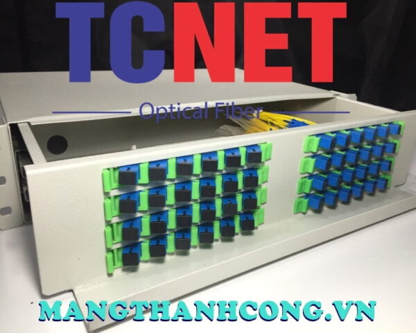 hop phoi quang odf 48fo khay truot gan rack 19 scupc sm 1