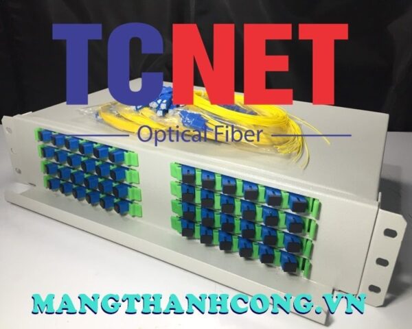 hop phoi quang odf 48fo khay truot gan rack 19 scupc sm 2