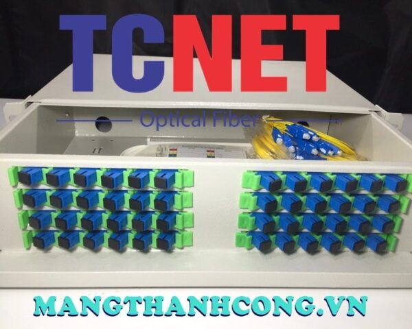 hop phoi quang odf 48fo khay truot gan rack 19 scupc sm 3