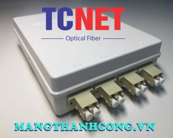 hop phoi quang odf 4fo ftth4 lc om2 duplex trang kem 5