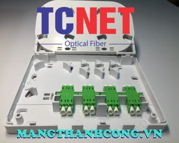 hop phoi quang odf 4fo ftth4 lcapc duplex sm khay giua trang kem 3