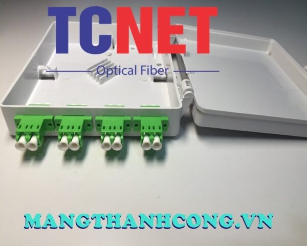 hop phoi quang odf 4fo ftth4 lcapc sm duplex trang kem 6