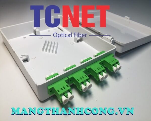 hop phoi quang odf 4fo ftth4 lcapc sm duplex trang kem