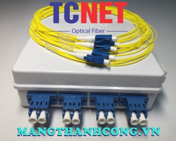 hop phoi quang odf 4fo ftth4 lcupc sm duplex trang kem 6