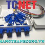 hop phoi quang odf 4fo ftth4 scupc 12 mau simplex trang kem 4