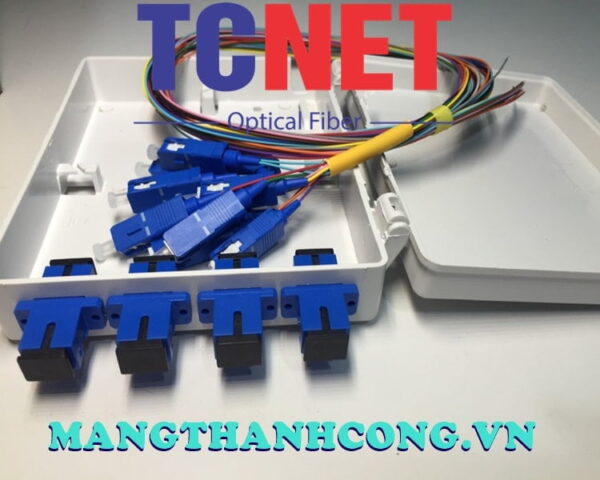 hop phoi quang odf 4fo ftth4 scupc 12 mau simplex trang kem 7