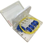 Hộp phối quang ODF 4FO FTTH4 SC/UPC Simplex Khay Giữa Trắng Kem