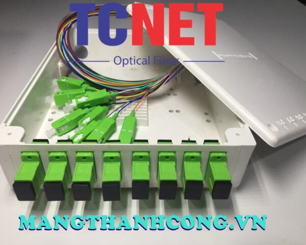 hop phoi quang odf 8fo ftth8 scapc 12 mau simplex trang kem 2