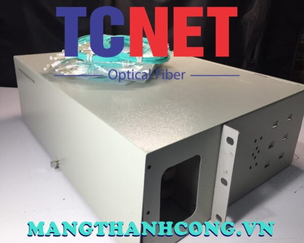 hop phoi quang odf 96fo khay co dinh gan rack 19 lc duplex om10