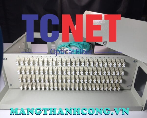 hop phoi quang odf 96fo khay co dinh gan rack 19 lc duplex om5