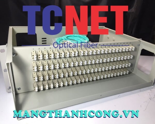 hop phoi quang odf 96fo khay co dinh gan rack 19 lc duplex om6