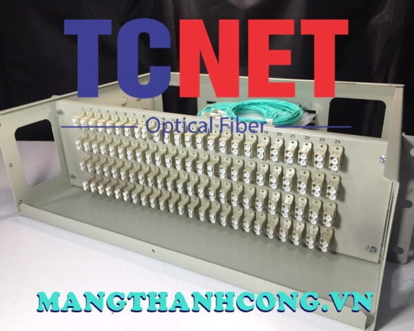 hop phoi quang odf 96fo khay co dinh gan rack 19 lc duplex om8