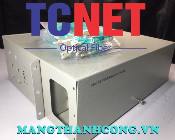 hop phoi quang odf 96fo khay co dinh gan rack 19 lc duplex om9