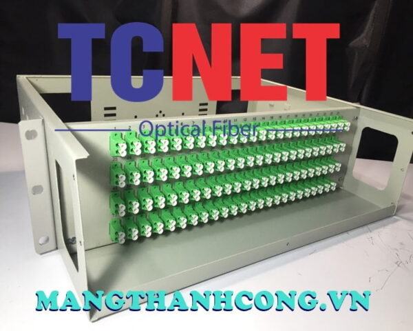 hop phoi quang odf 96fo khay co dinh gan rack 19 lcapc duplex sm 4