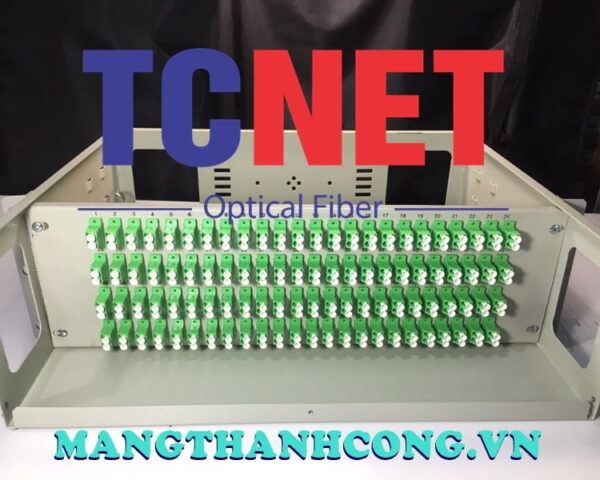 hop phoi quang odf 96fo khay co dinh gan rack 19 lcapc duplex sm 5