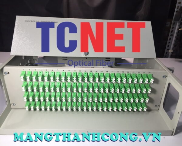 hop phoi quang odf 96fo khay co dinh gan rack 19 lcapc duplex sm