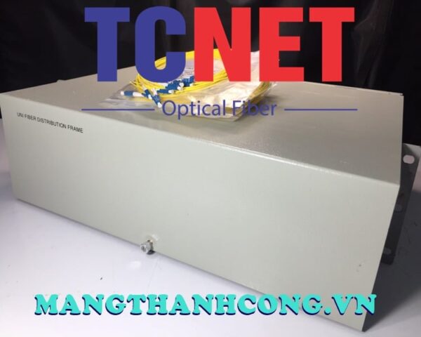 hop phoi quang odf 96fo khay co dinh gan rack 19 lcupc duplex sm 6