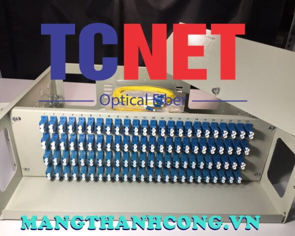 hop phoi quang odf 96fo khay co dinh gan rack 19 lcupc duplex sm