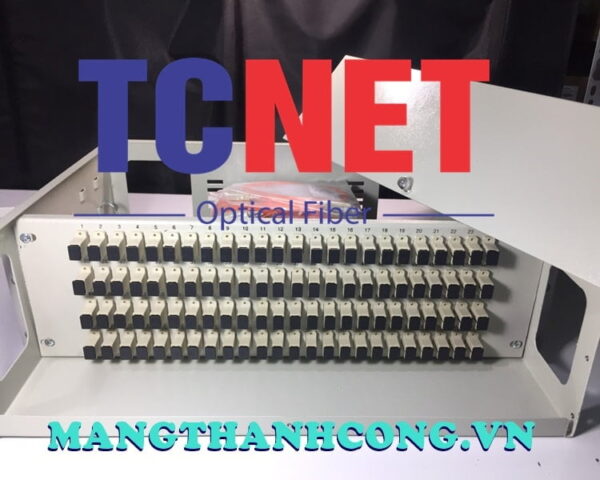 hop phoi quang odf 96fo khay co dinh gan rack 19 scpc mm