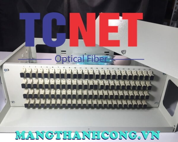 hop phoi quang odf 96fo khay co dinh gan rack 19 scpc om4