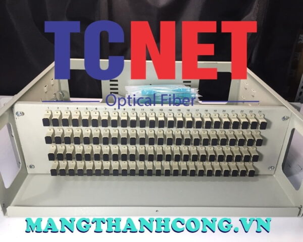 hop phoi quang odf 96fo khay co dinh gan rack 19 scpc om7