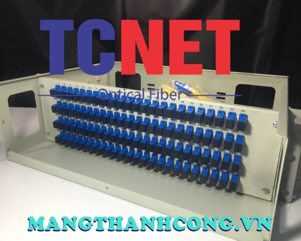hop phoi quang odf 96fo khay co dinh gan rack 19 scupc sm 4