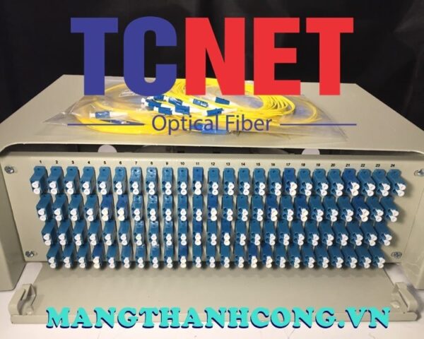 hop phoi quang odf 96fo khay truot gan rack 19 lcupc duplex sm 4