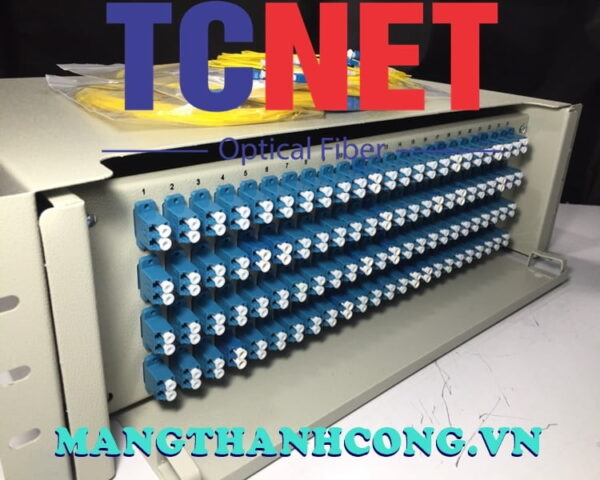 hop phoi quang odf 96fo khay truot gan rack 19 lcupc duplex sm