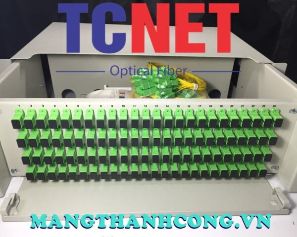hop phoi quang odf 96fo khay truot gan rack 19 scapc sm 1