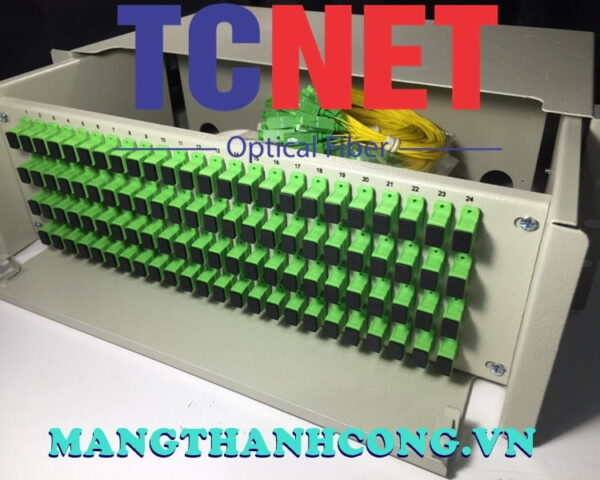hop phoi quang odf 96fo khay truot gan rack 19 scapc sm 4
