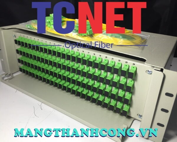 hop phoi quang odf 96fo khay truot gan rack 19 scapc sm 7