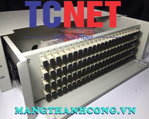 hop phoi quang odf 96fo khay truot gan rack 19 scpc mm