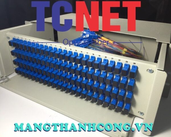 hop phoi quang odf 96fo khay truot gan rack 19 scupc 12 mau sm 4