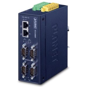 ICS-2400T - Industrial 4-Port RS232/RS422/RS485 Serial Device Server
