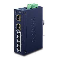 Industrial 4-Port 10/100/1000 T + 2-Port 100/1000X SFP Ethernet Switch - IGS-620TF