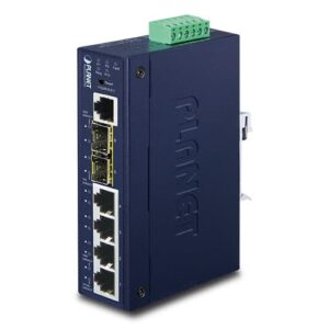 Industrial L2+ 4 Port 10/100/1000T + 2 Port 100/1000 X SFP Managed switch - IGS-5225-4T2S