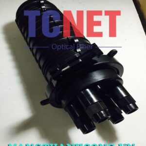 Măng xông mũ chụp cơ khí cáp quang 72FO chuôi vặn 2 cổng in 2 cổng out