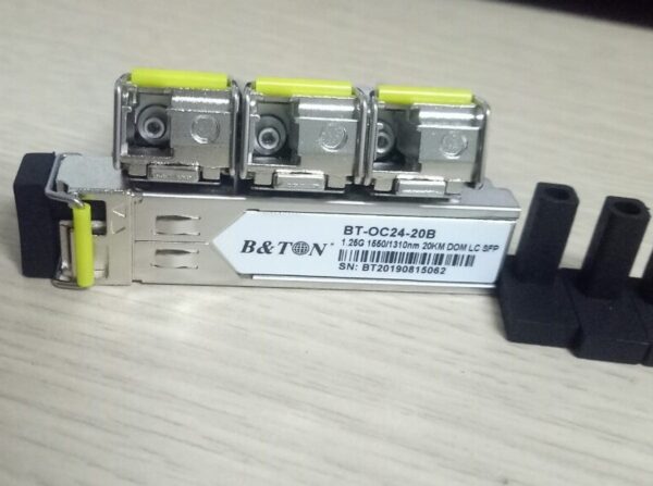 module quang sfp 1.25 gbps 1 soi quang 20km chuan b 15501310nm ddm ma bt oc24 20b
